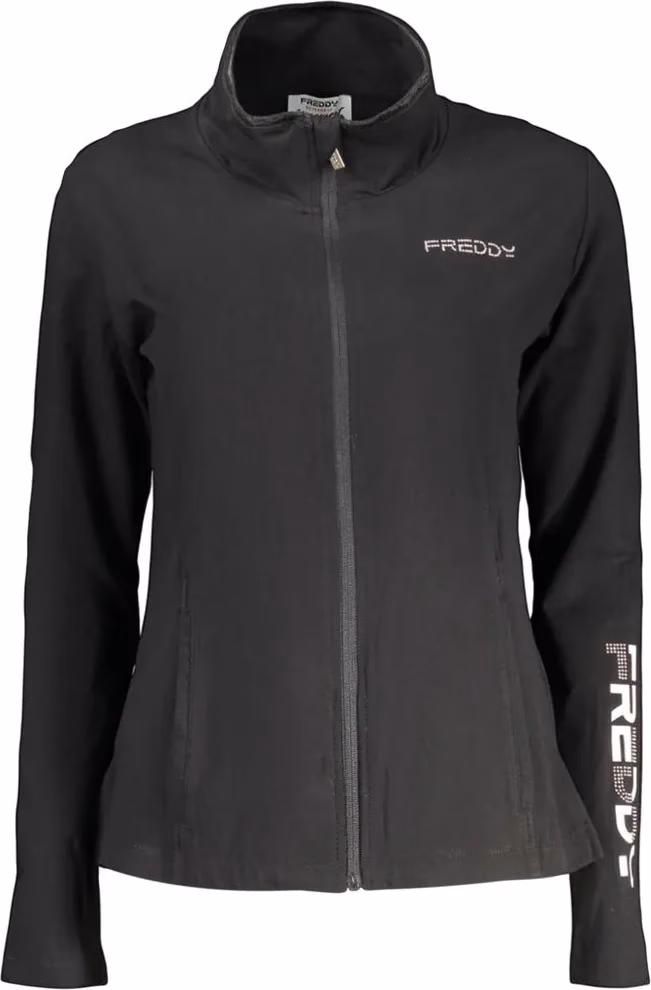 Freddy Black Cotton Women's Sweatshirt