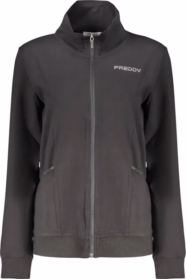 Freddy Black Cotton Women's Sweatshirt
