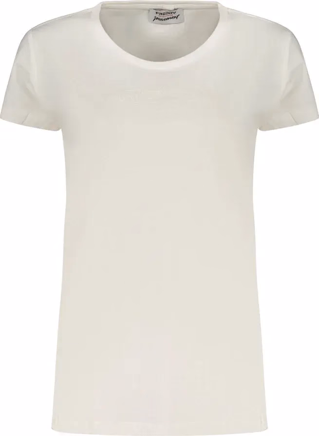Freddy White Cotton Women's T-Shirt