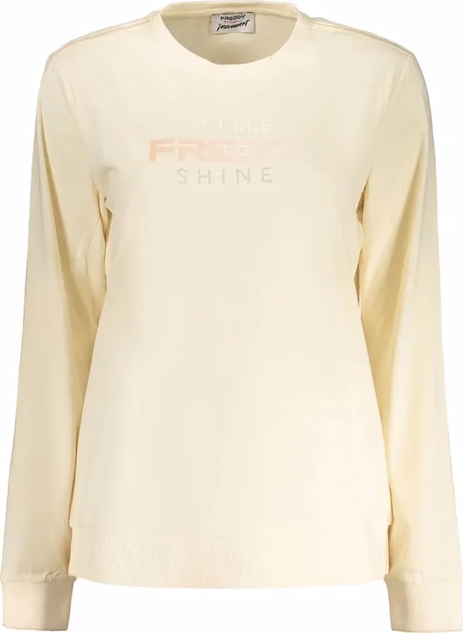 Freddy Beige Cotton Woman T-Shirt