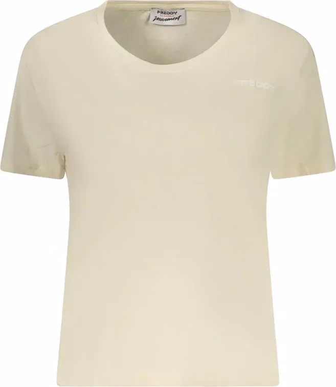 Freddy Beige Cotton Women's T-Shirt