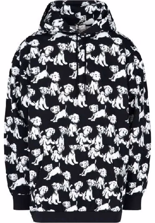 Celine Black Cotton Sweatshirt