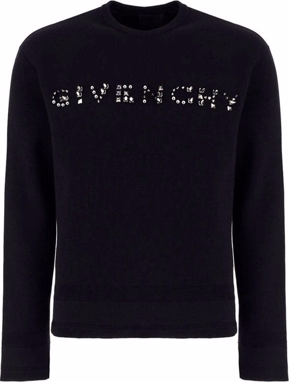 Givenchy Black Cotton Sweatshirt