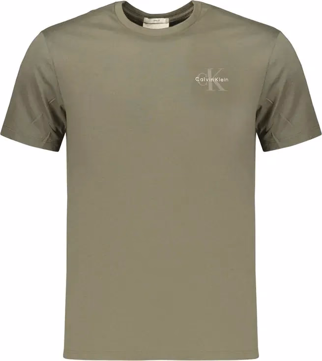 Calvin Klein Green Cotton Men's T-Shirt