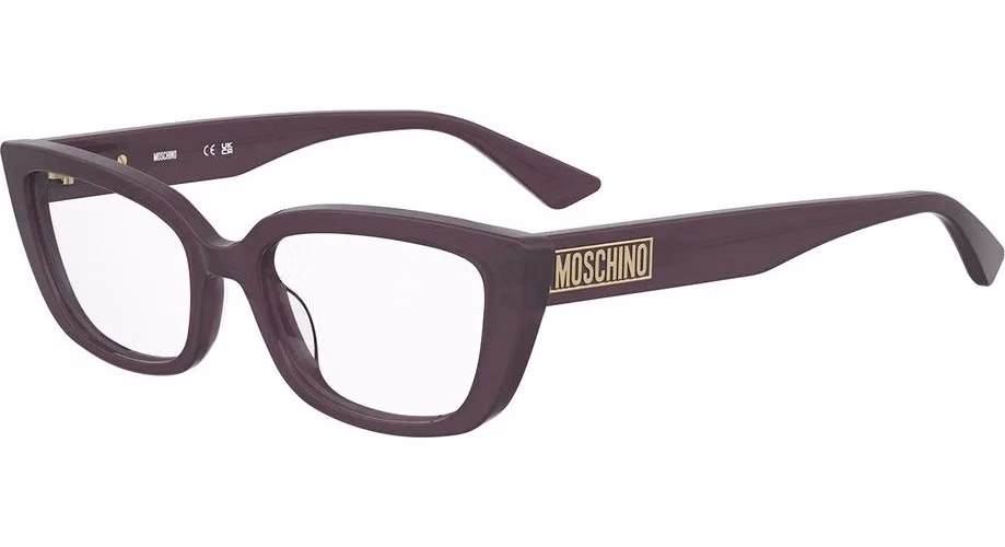 Love Moschino Purple Plastic Glasses (Frames)