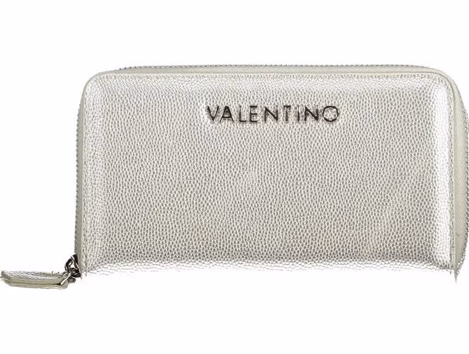 Mario Valentino Silver Polyurethane Womens Wallet