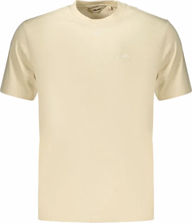Ellesse Beige Cotton Mens T-Shirt