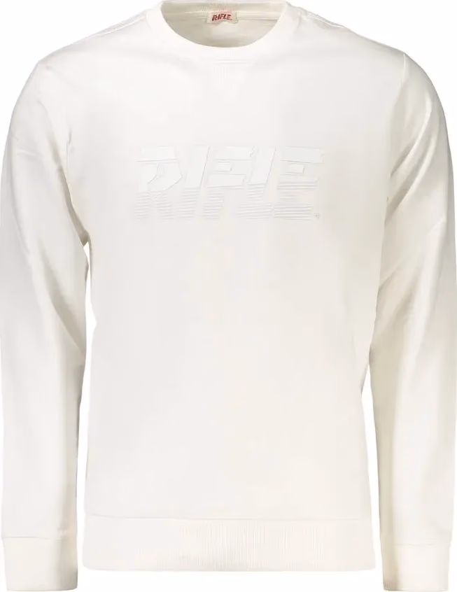 Rifle White Cotton Men Sweatshirt