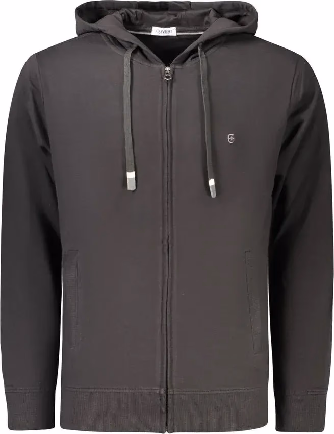 Coveri Moving Black Cotton Mens Sweatshirt