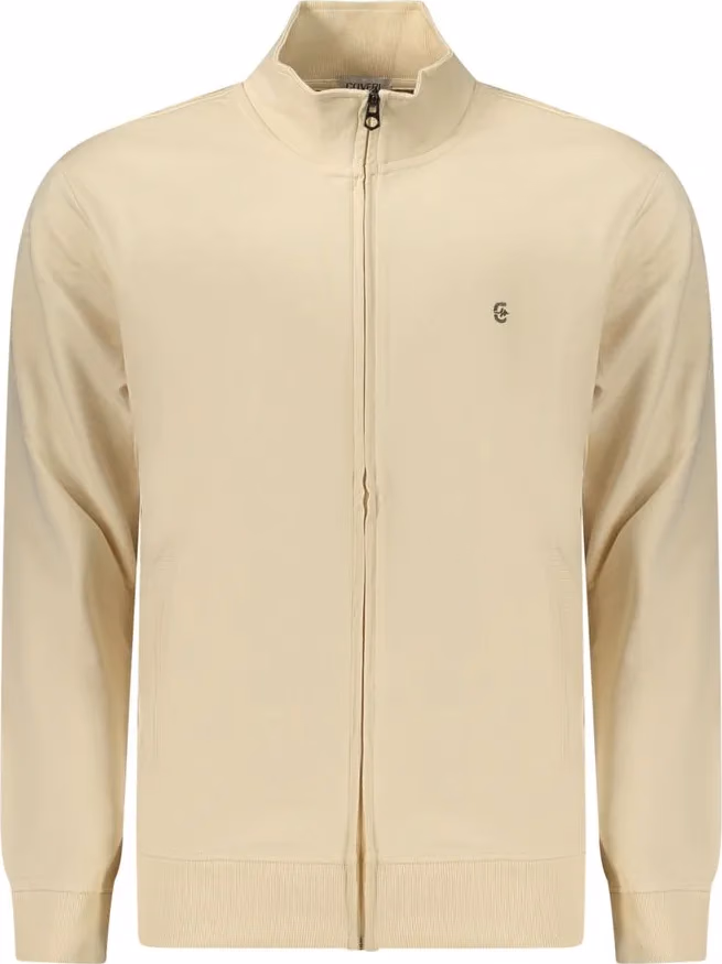 Coveri Moving Beige Cotton Men's Sweatshirt