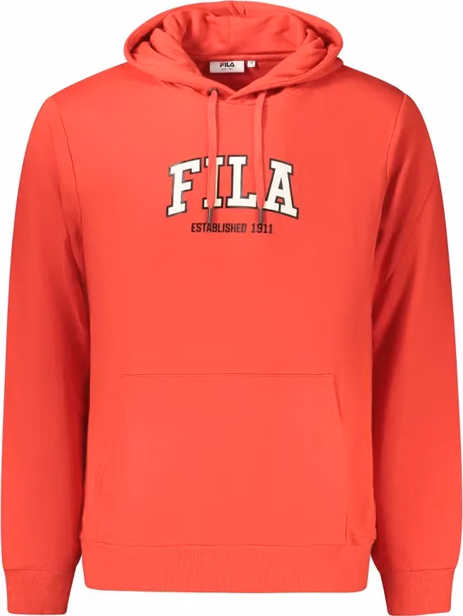 Fila Red Cotton Men's Hoodie