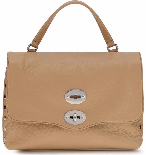Zanellato Beige Calf Leather Bos Taurus Handbag
