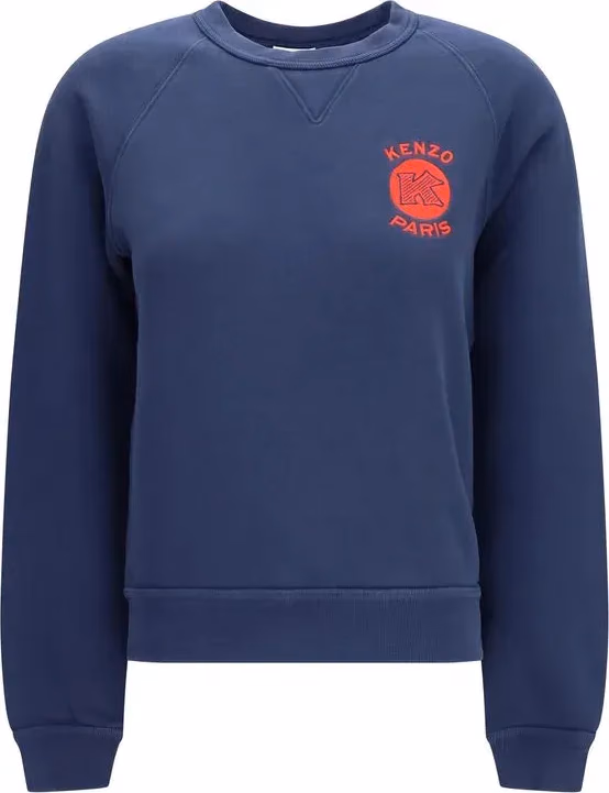 Kenzo Blue Cotton Sweatshirt