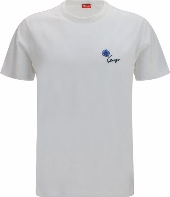 Kenzo White Cotton T-Shirt