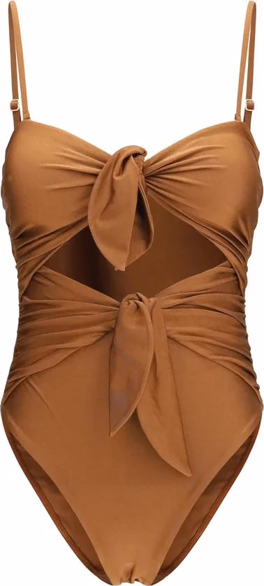 Zimmermann Beige Polyamide One-Piece Swimsuit
