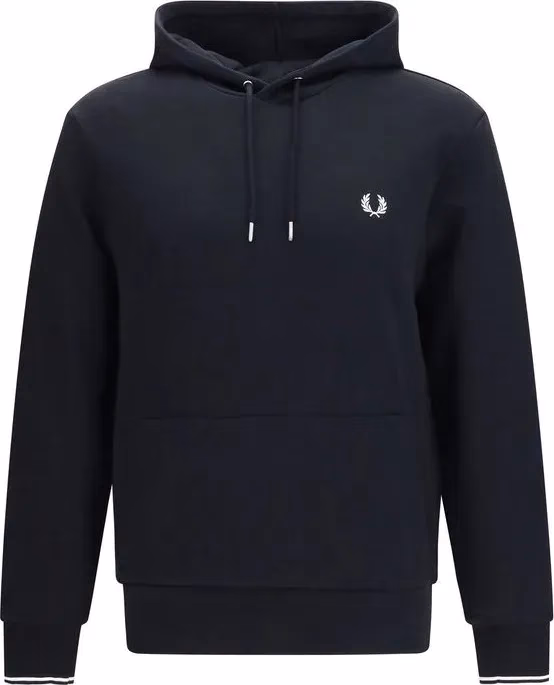 Fred Perry Black Cotton Sweatshirt