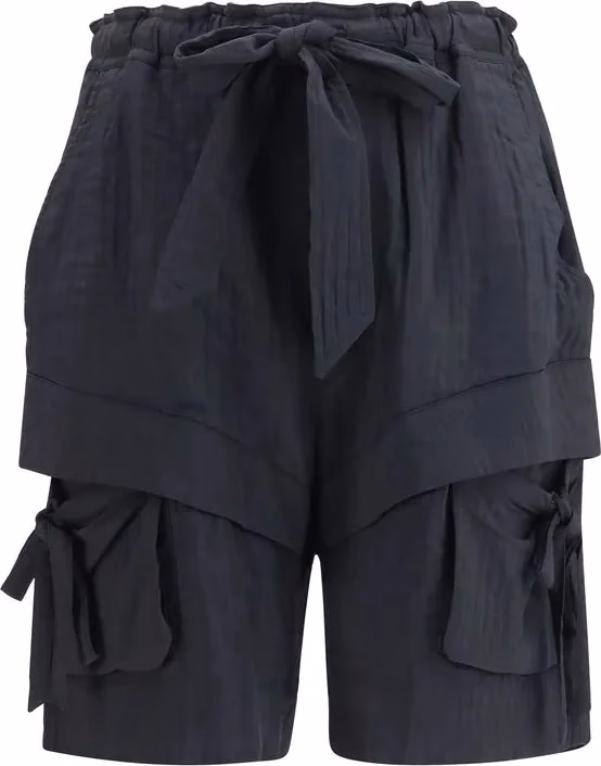 Isabel Marant Étoile Black Viscose Bermuda Shorts