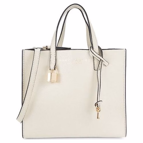 Marc Jacobs Women'S Mini Pebbled Tote - Marshmallow
