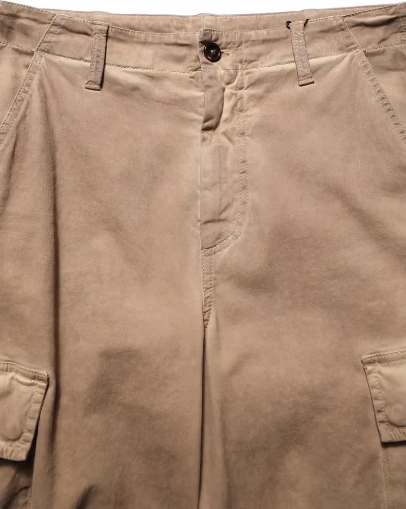 Dolce & Gabbana Brown Mid Waist Cargo Straight Trouser Pants