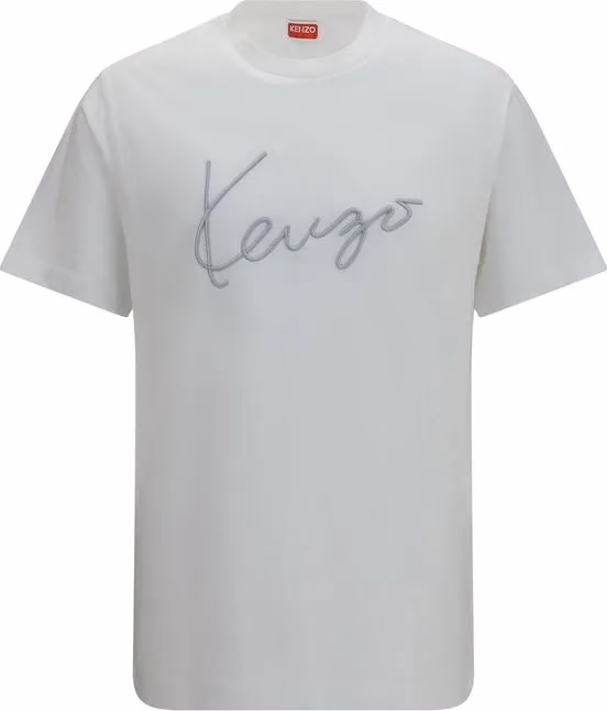 Kenzo White Cotton T-Shirt