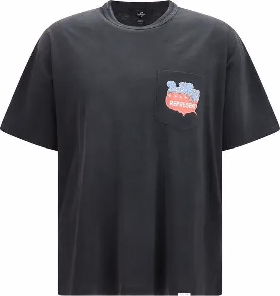 Represent Gray Cotton T-Shirt