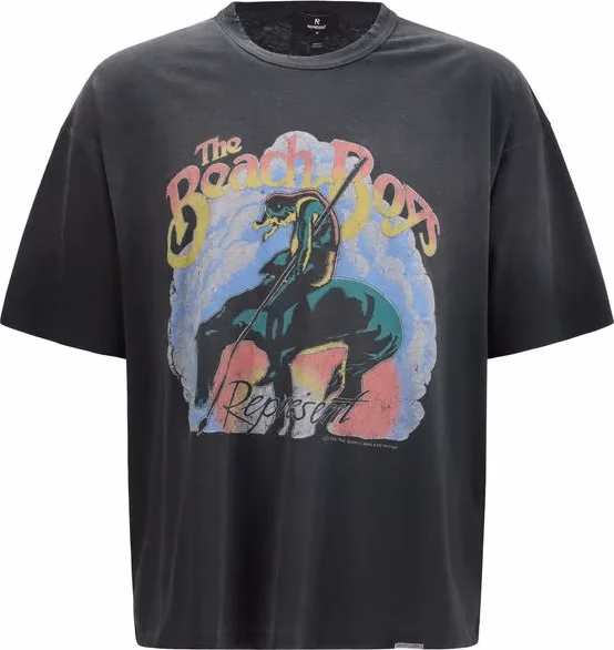 Represent Gray Cotton T-Shirt