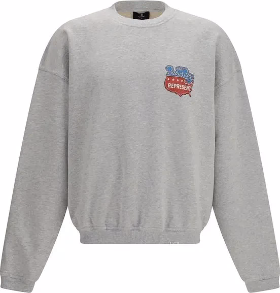 Represent Gray Cotton Sweatshirt