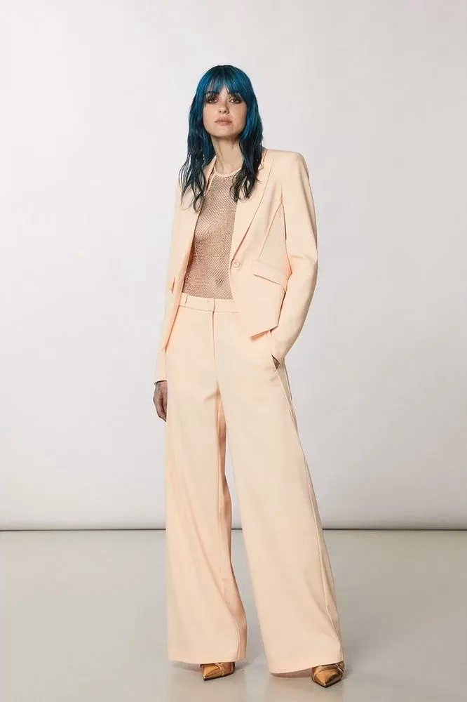 Patrizia Pepe Pink Polyester Tank Tops