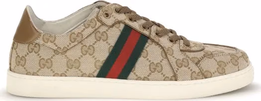 Gucci Beige Fabric Athletic Sneakers