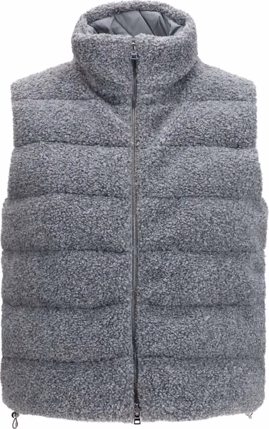 Herno Gray Polyester Sleeveless Jacket