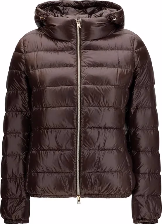 Herno Brown Polyamide Full-Length Jacket