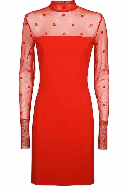 Givenchy Multicolor Elastane Casual Dress