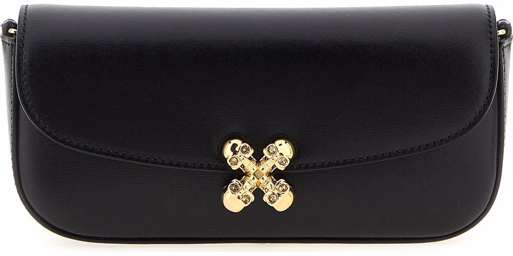 Alexander McQueen Black Calfskin Crossbody Bag