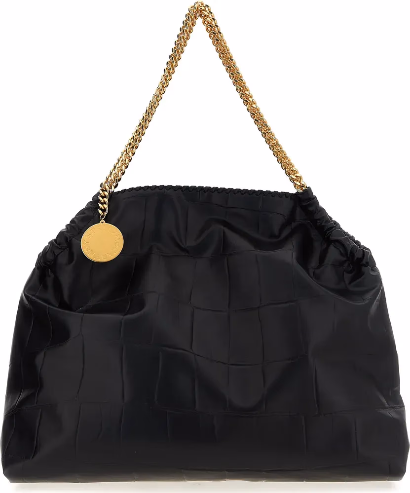Stella McCartney Black Polyester Tote Bag
