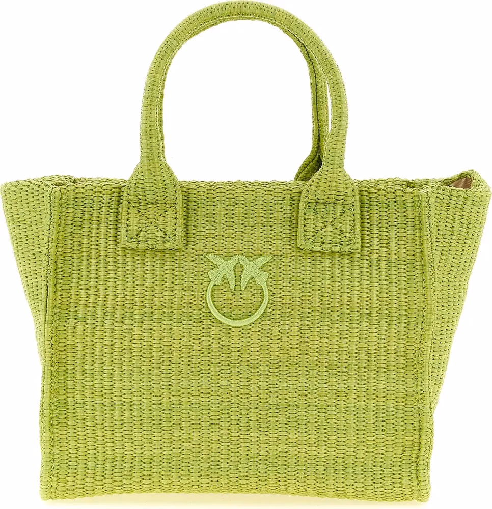 PINKO Bicolor Polypropylene Tote Bag