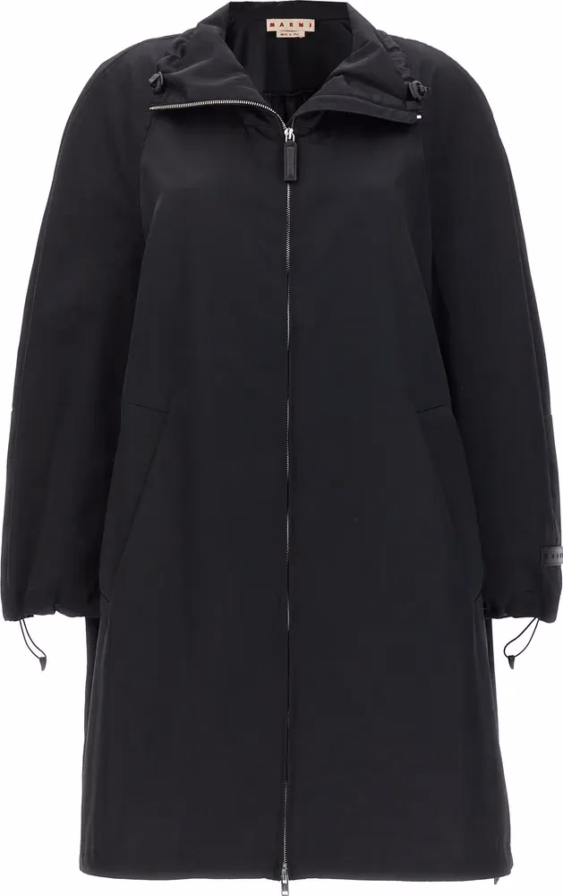 Marni Black Polyester Parka
