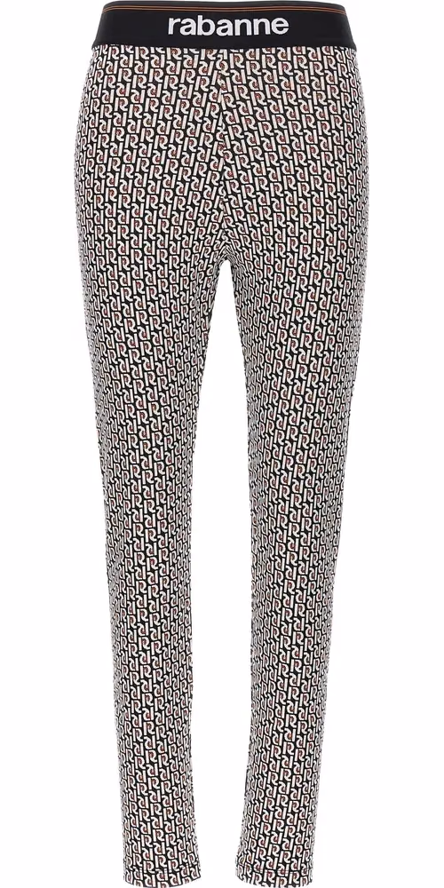 Paco Rabanne Multicolor Viscose Leggings