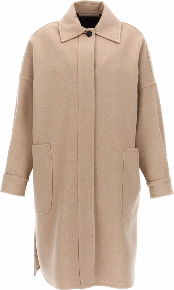 Max Mara Beige Cashmere Coat