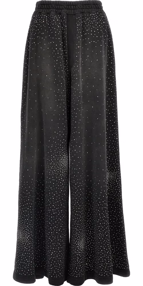 Giuseppe Di Morabito Black Cotton Joggers (Workout Pants)