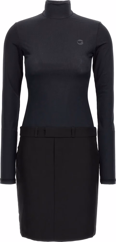 Coperni Black Polyester Short Dress