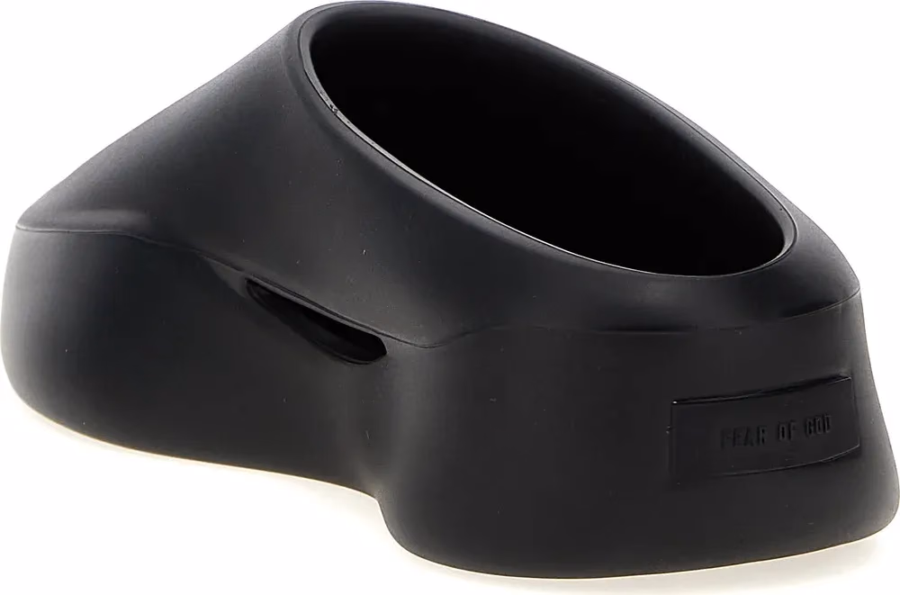 Fear Of God Black Rubber Clogs