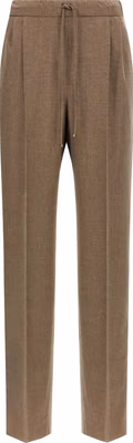 Gray Cashmere Casual Pants