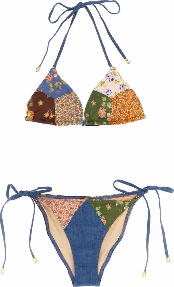 Zimmermann Multicolor Cotton Bikini