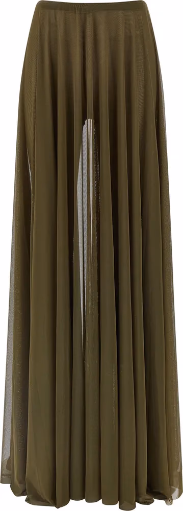 Norma Kamali Bicolor Polyamide Mini Skirt