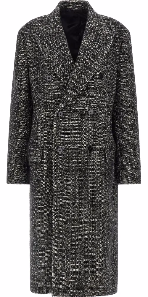 Dolce & Gabbana Bicolor Polyamide Coat