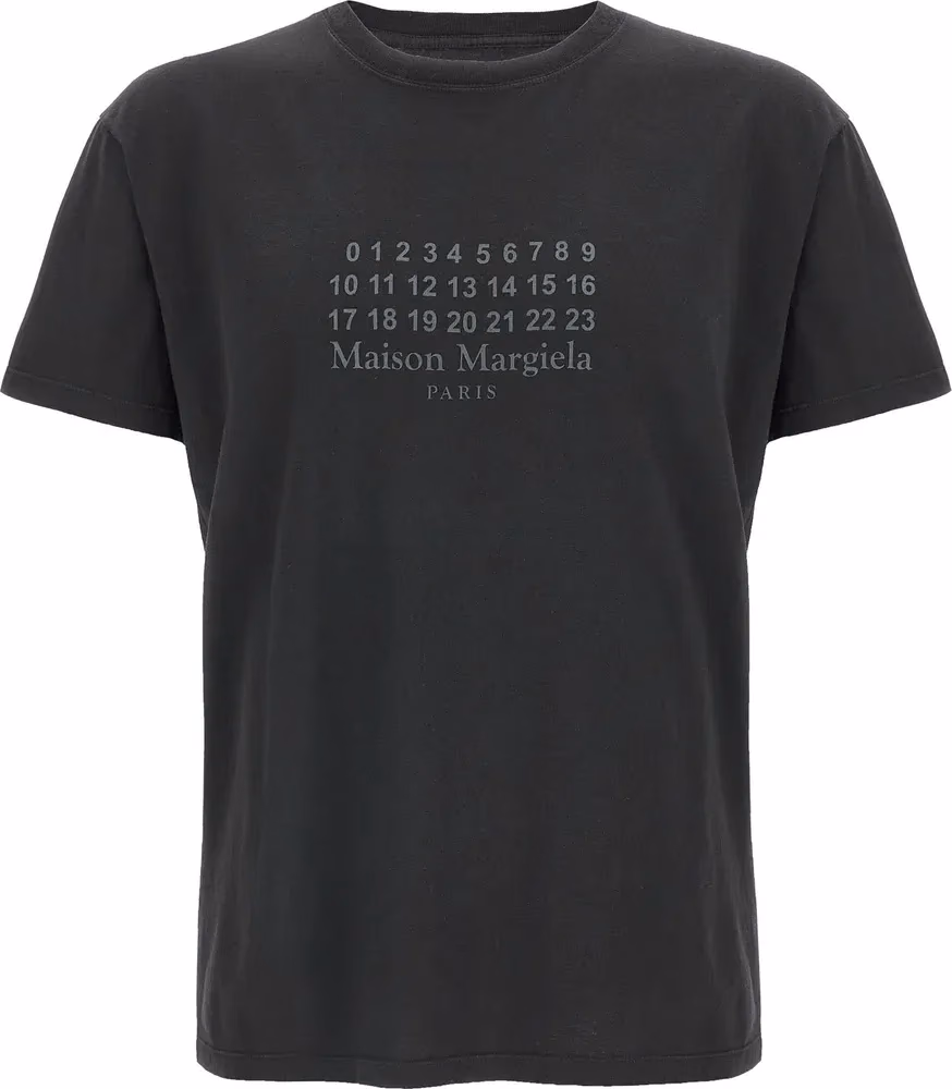 Maison Margiela Black Cotton T-Shirt
