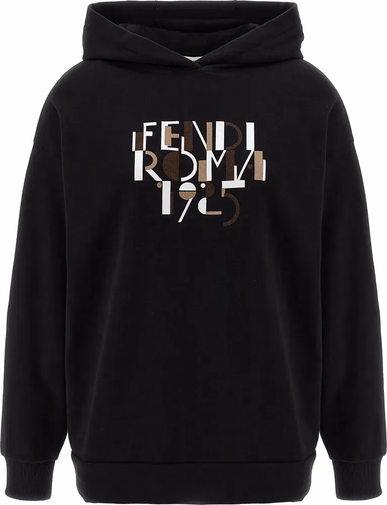 Fendi Black Cotton Sweatshirt