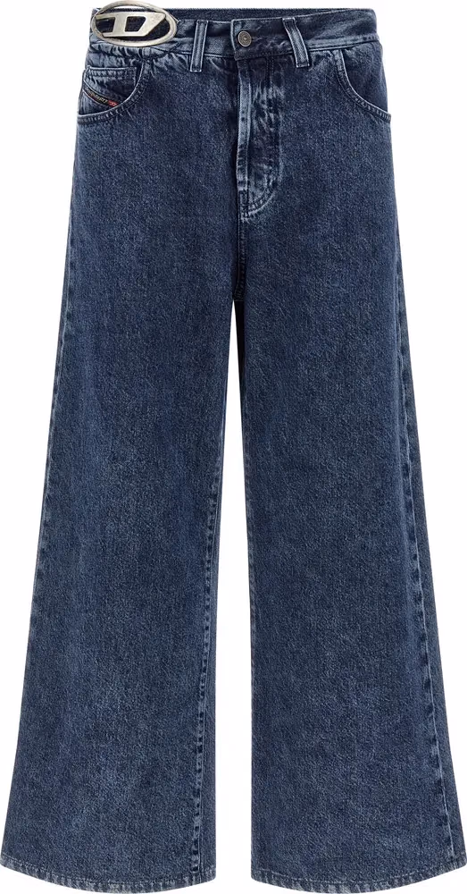 Diesel Blue Cotton Jeans Denim