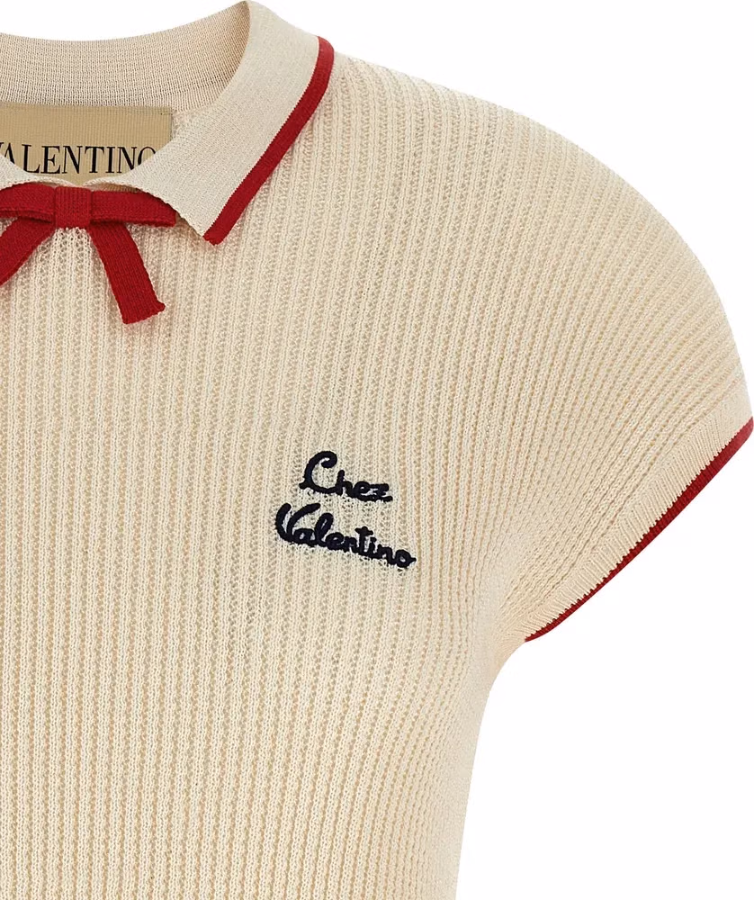 Valentino Garavani Beige Cotton Shortsleeve Shirt