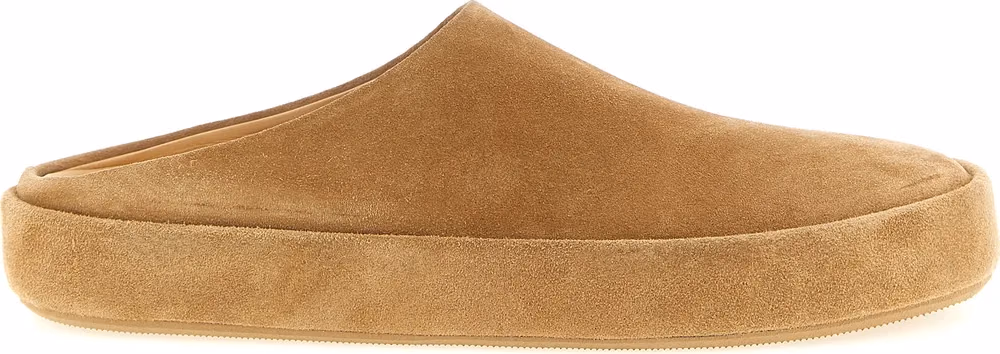 Marsell Beige Calfskin Mules
